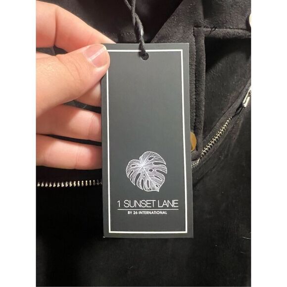 1 Sunset Lane By 26 International Black Jacket Woman’s Size Large NEW - Picture 6 of 11
